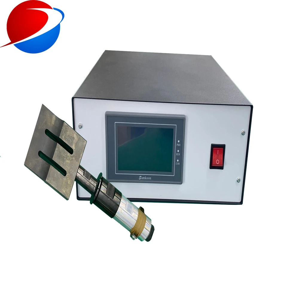 20K 1500Wอัลตราโซนิกเครื่องเชื่อมมาสก์เครื่องกำเนิดไฟฟ้าTransducer ConverterและHorn