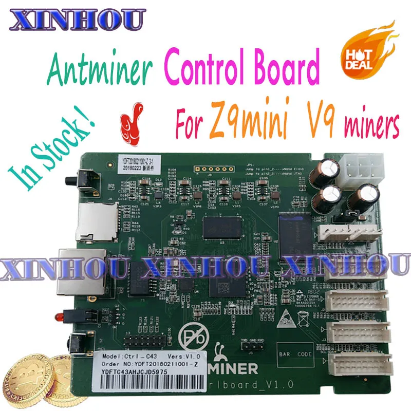 ASIC Antminer miner Z9mini V9 Control Board , Data Circuit Board Motherboard For ANTMINER V9 Z9 Mini btc bch zec mining