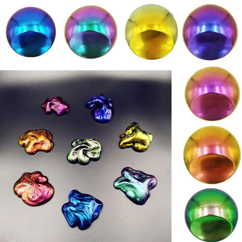 Mirror Chameleons Pigment Pearlescent Epoxy Resin Glitter Magic Discolored Powder Resin Colorant Jewelry Making Tools