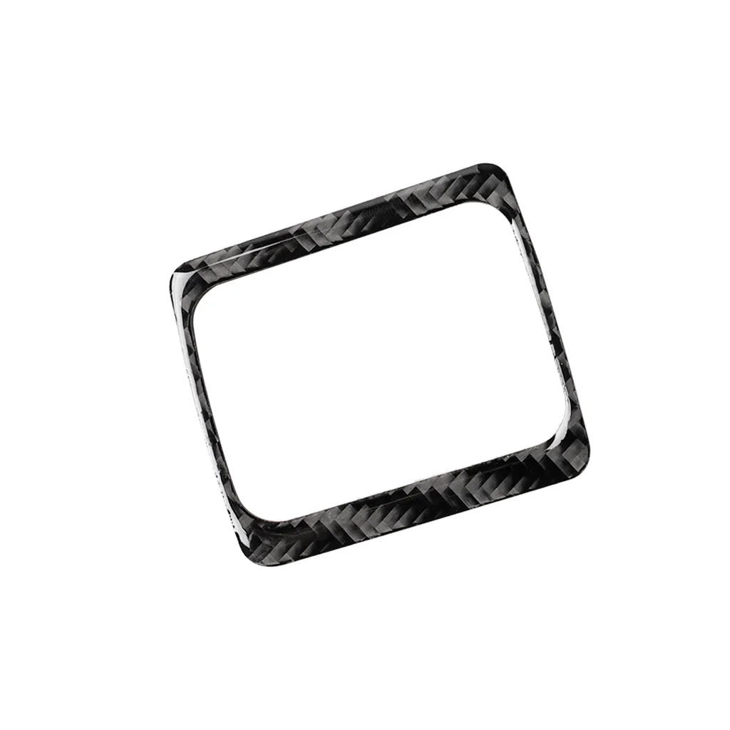 Geniune Carbon Fiber Car TRC Swtich Button Panel Cover Trim Sticker Fit For LEXUS IS IS250 300 350C 2006-2012