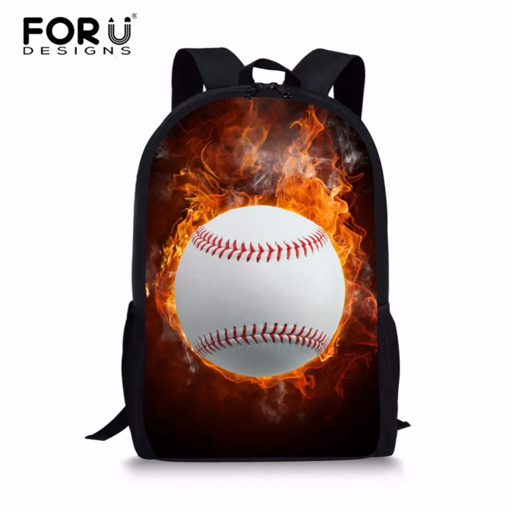 16inch Baseballs Print 2025 Bookbag Boys School Bags Big Capacity School Backpack Polyester Satchel Kids Book Bag Mochila