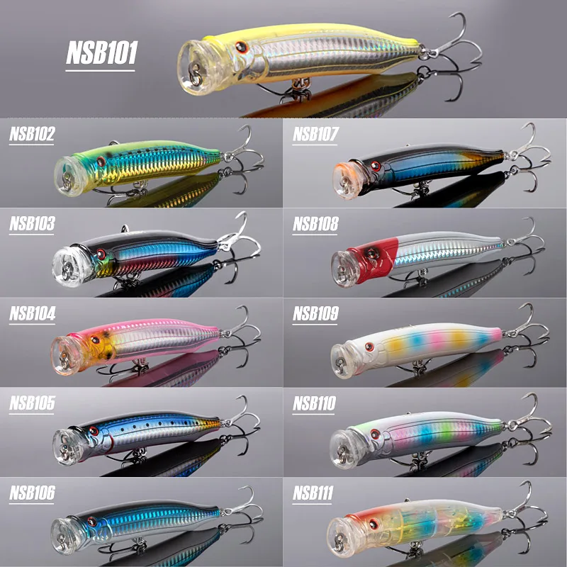 Noeby Topwater Popper – Señuelo duro para atún - imagen 5