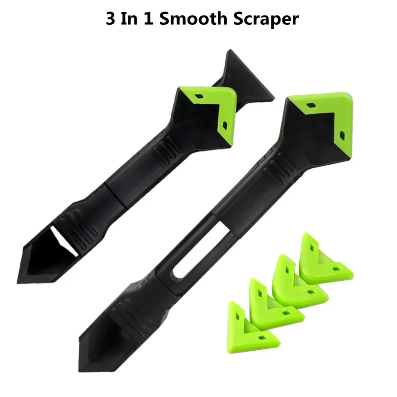 5 In 1 Silicone Remover Sealant Smooth Scraper Caulk Finisher Grout Kit Tools Floor Mould Removal Hand Tools Set Accessories