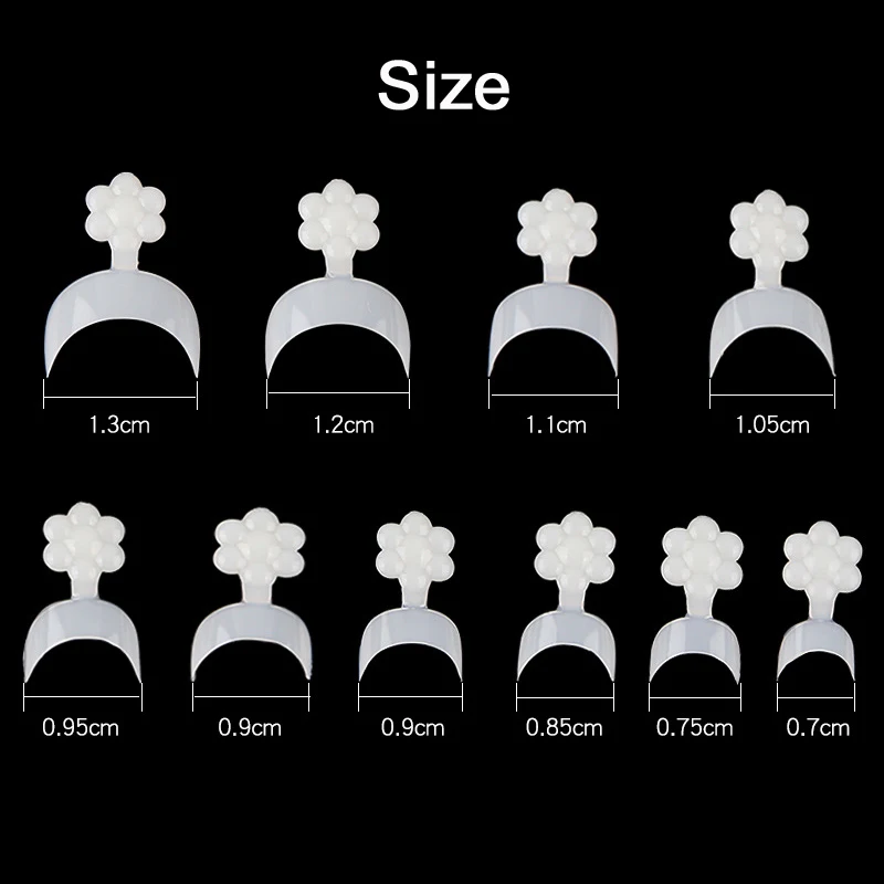500 PCS/Bag Professional Acrylic French Nail Tips White/Nature/Clear Half Cover Artificial French False Nail UV Gel Polish Tools