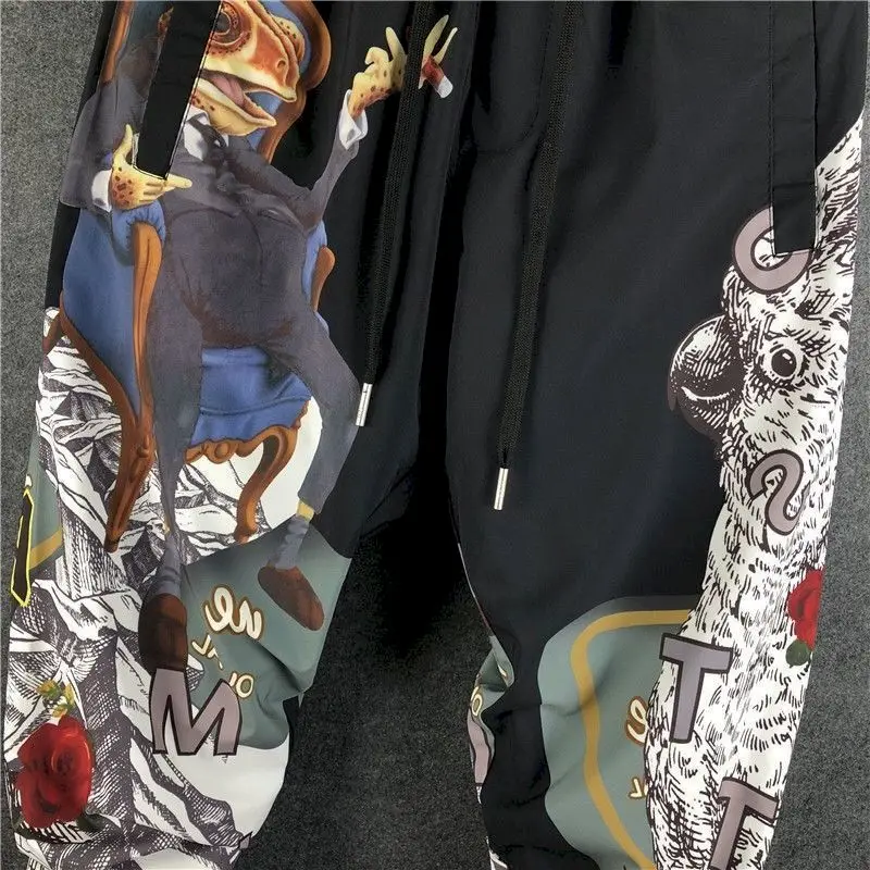 2024 Autumn Winter New Trousers Women Harem Pants Large Size Casual Pants Loose Korean Flower Leg Women Sweatpants Mne Trousers