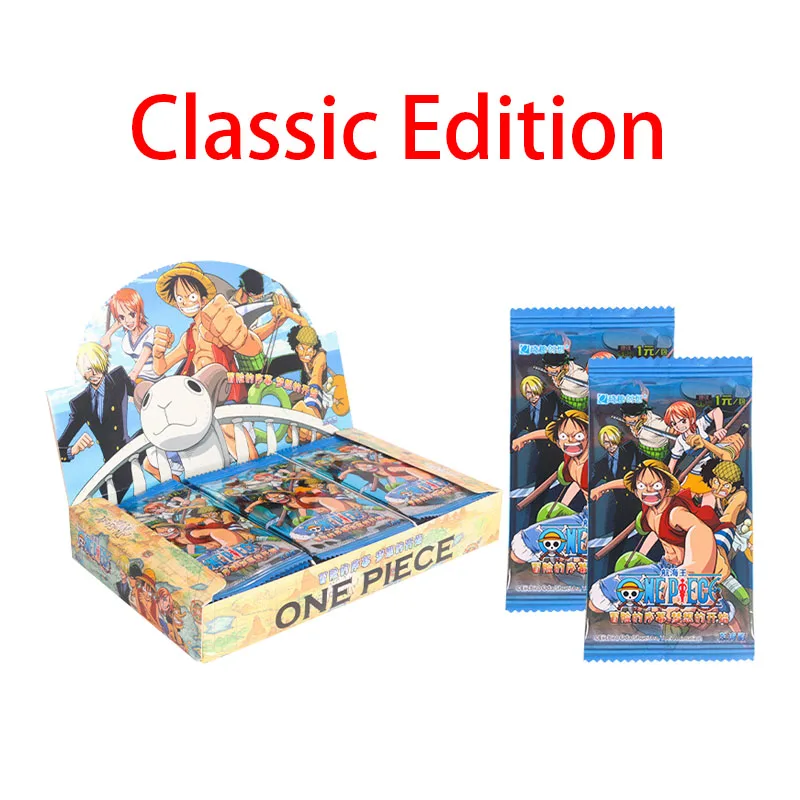 One Piece Anime Figures Bronzing Flash Cards Monkey D. Luffy Collector's Edition Set Collection Cards Toys Gifts for Children