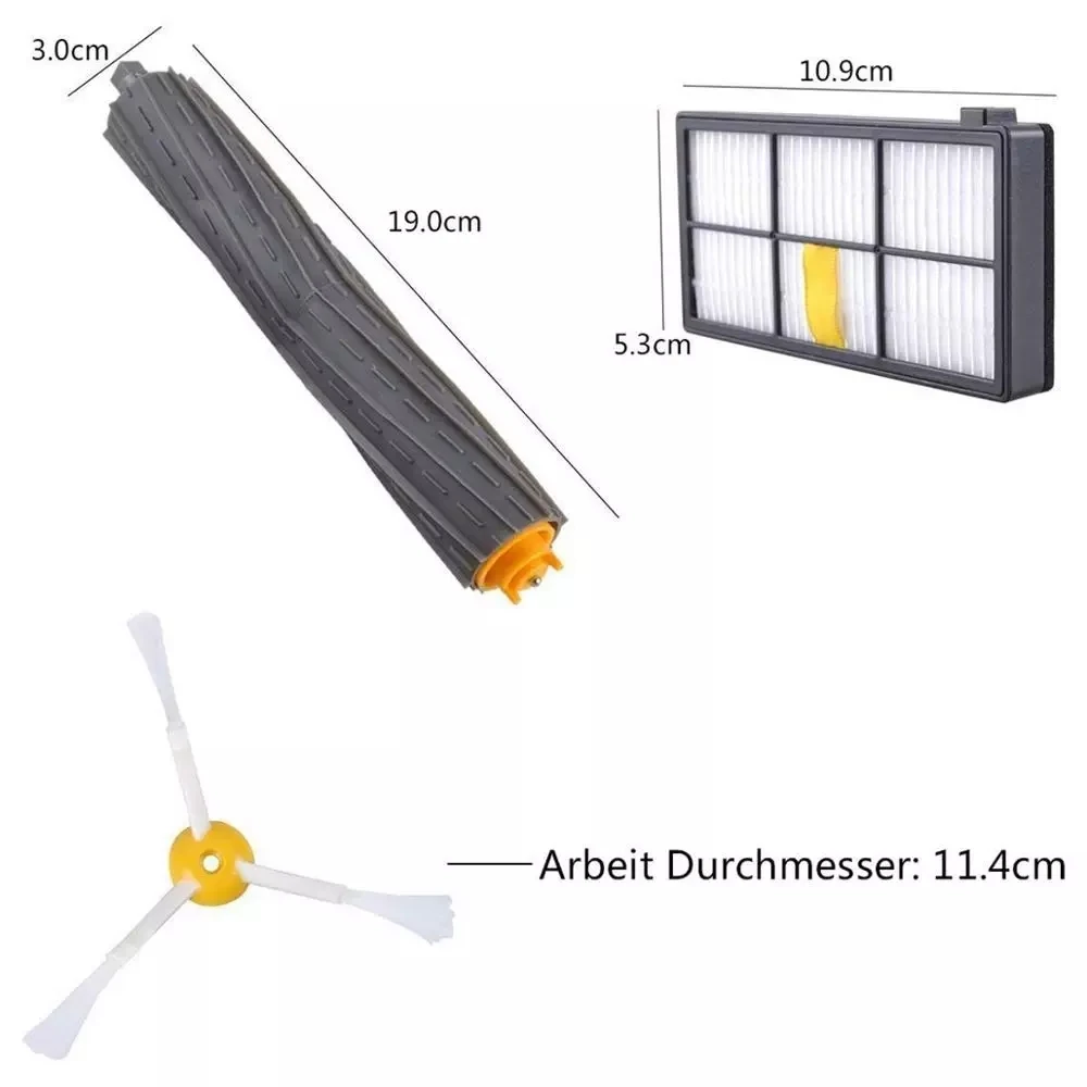 Vegen Robot Accessoires Hepa Filters Voor Irobot Roomba 800 900 Series 870 880 980 Vervangingen Onderdelen Borstels Kit