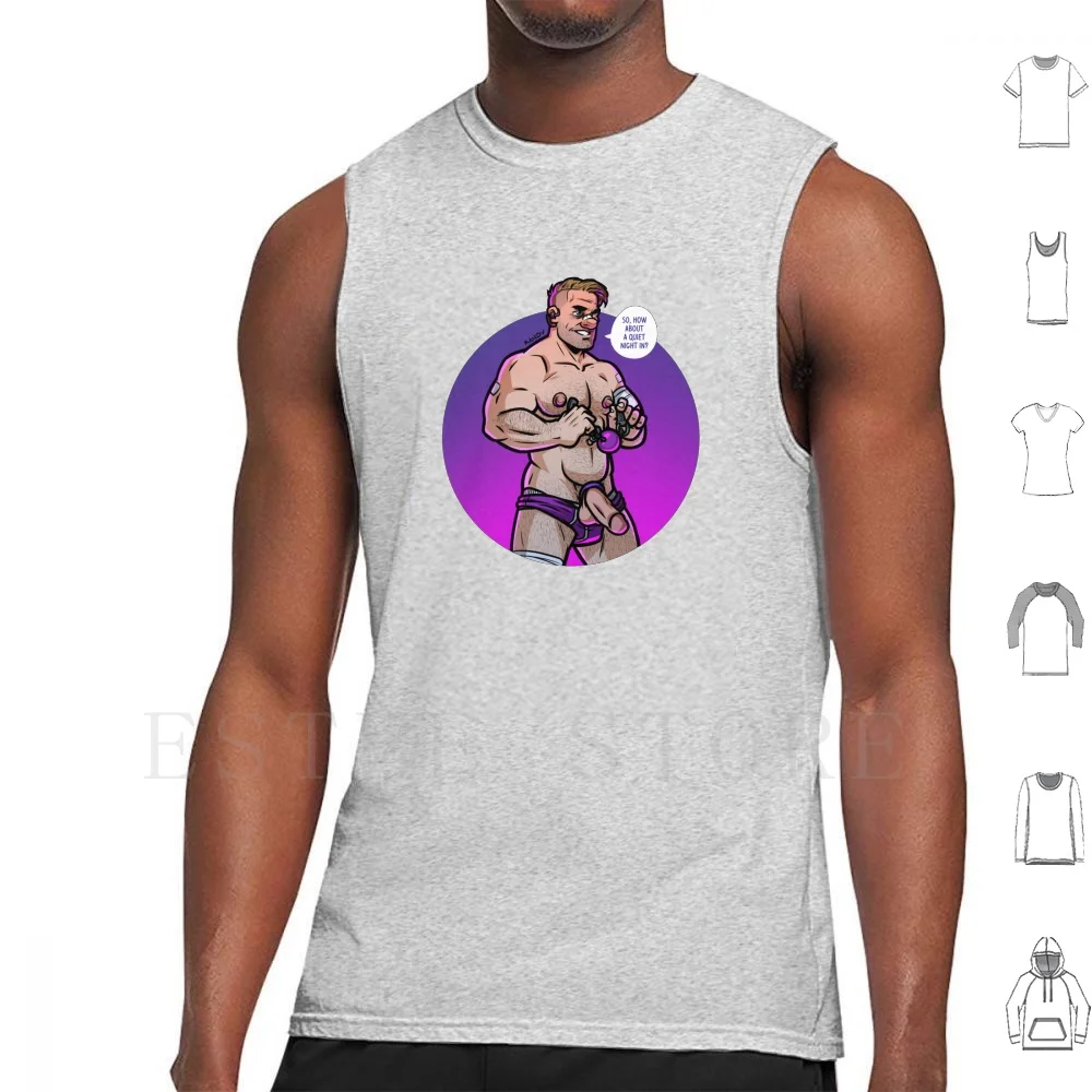 Ball Gag Clint Tank Tops Vest Cotton