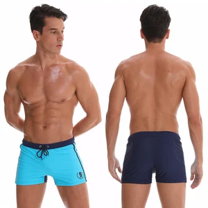Atmungsaktive atmungsaktive Strandshorts von Männern, Badebekleidung, Badshorts, Boxerhöfen, heiße Shorts 12 Hauptverkäufe gesungen für Männer - №6
