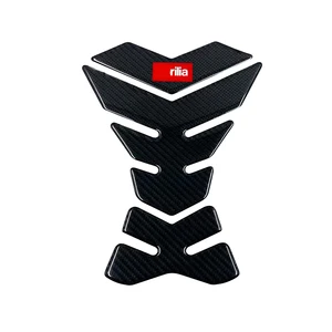 3D Carbon Fiber Motocicleta Tanque de Combustível Tampa Pad, Protector Decalque Adesivos, Aprilia GPR150, RSV4, Tuono, V4, 1100, MANA850 12 principais vendas aprilia rsv decalque - №5