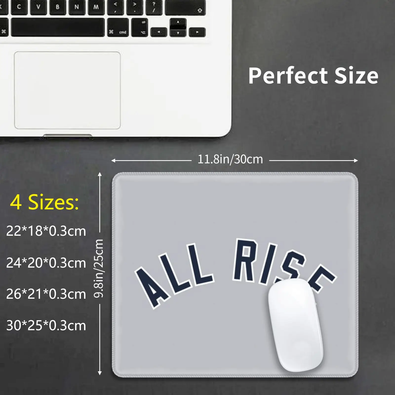 All Rise Jersey Script Mouse Pad DIY Print Giancarlo Stanton Giancarlo Stanton Mike Stanton Yankees New