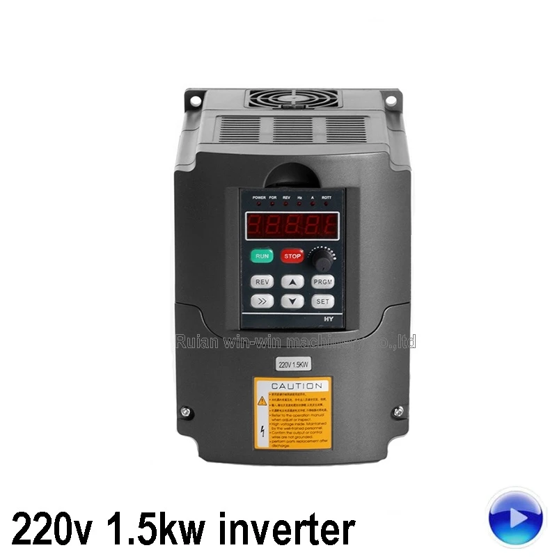 

HY 1500W VFD Spindle inverter 220V 1.5kw 50 60 HZ Frequency Drive Inverter Machine Inverter for film blowing machine