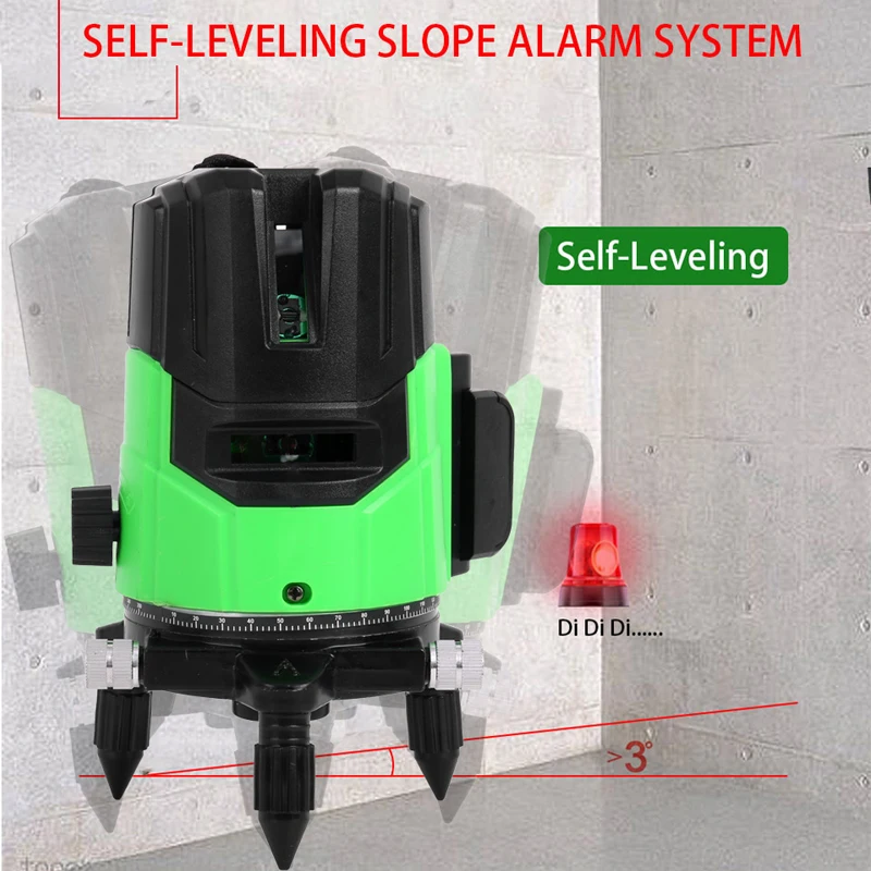 2/3/5 Lines nivel Laser Level Green Lines SelfLeveling 360 Horizontal And Vertical Super Laser Level Construction Tools