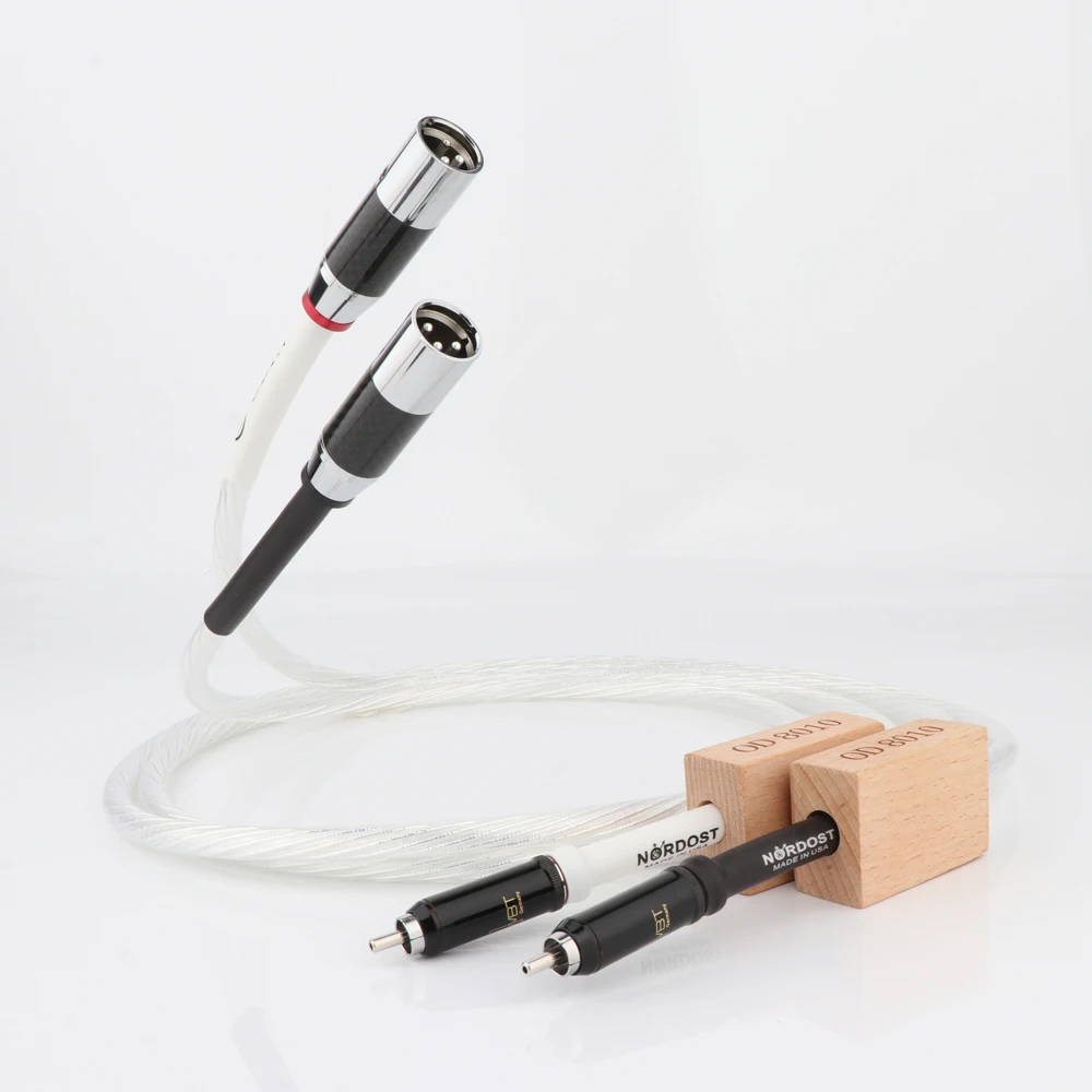 HiFi Hi-end Silver Plated Shield Hifi Data Cable ODIN NORDOST Male Female RCA XLR Audio Cable Extend Cord Wire