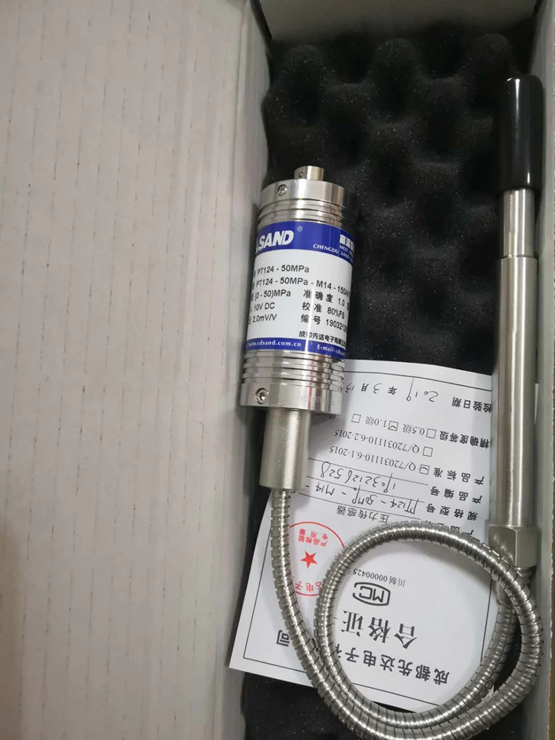 Extruder High Temperature Melt Pressure Sensor PT124-50MPA-M14-150/370