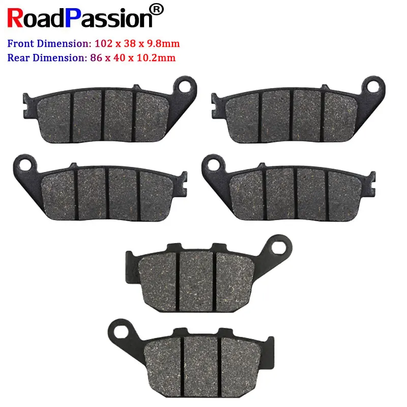 

Motorcycle Parts Front Rear Brake Pads Disks For Triple 675 Tiger800Non 800XC 800XCA 800XCX 800XR 800XRT 800XRX