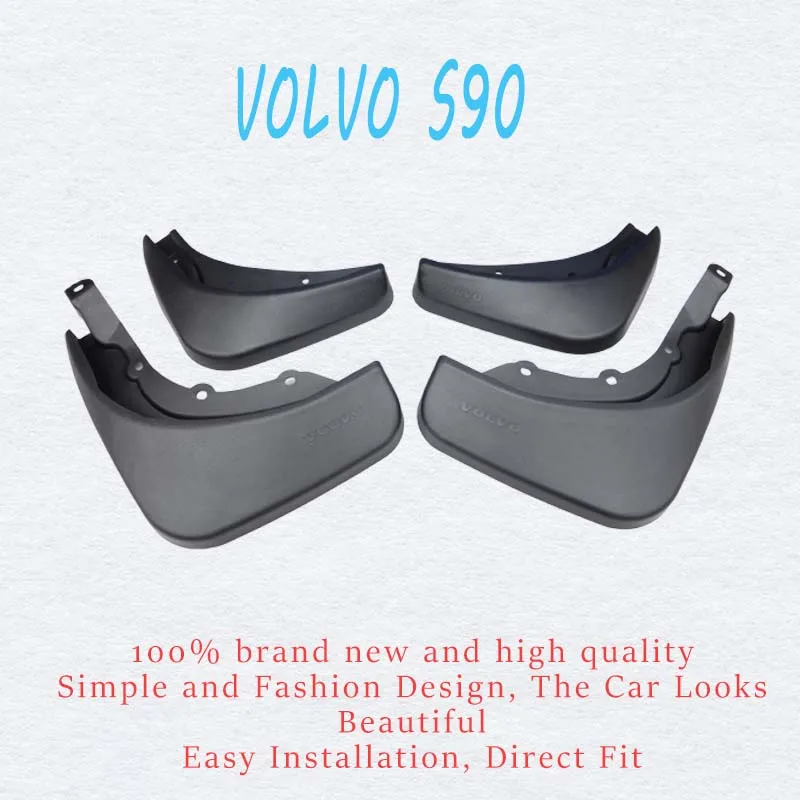 For volvo s90 Mud flaps mudguards fender for S90 Mud flap splash Guard Fenders Mudguard car accessories Front Rear 4 pcs