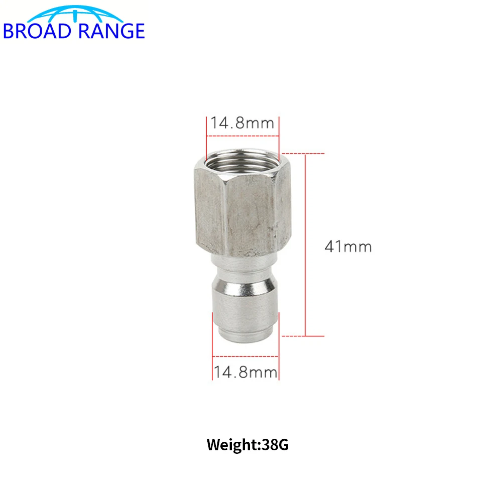 G3/8  stainless steel  quick released male and female connector set for high pressure washer