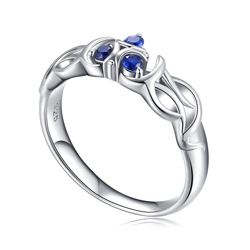 Zelda Tears of the Kingdom Zora Sapphire Sterling 925 Silver