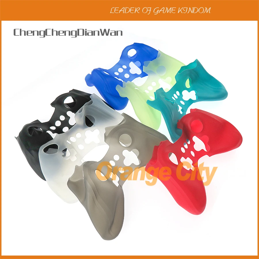 5pcs/lot Silicone Gel Rubber Soft sleeve Skin Grip Cover Case silicone case For WII U WIIU pro controller