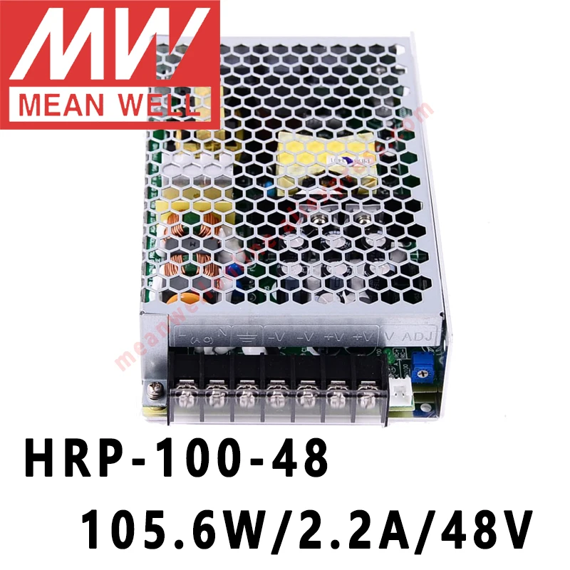 

Mean Well HRP-100-48 meanwell 48V/2.2A/105.6W DC Single Output with PFC Function Switching Power Supply online store