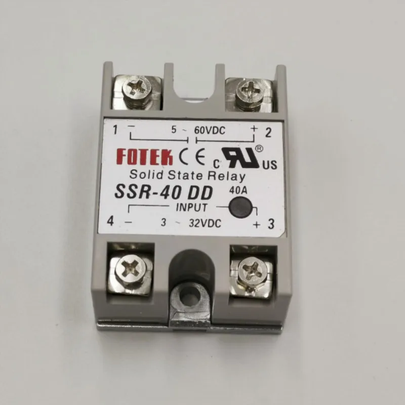 SSR-40DD input 3-32VDC output 5-60VDC FOTEK solid state relay ssr40dd