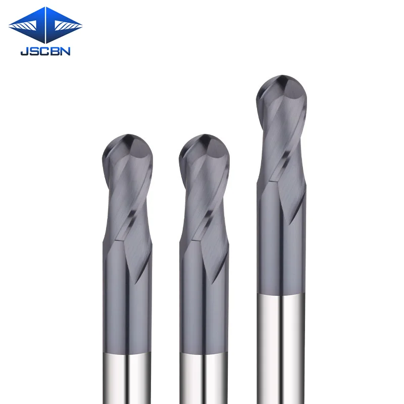 

HRC50 Carbide Bal Nose End Mill R0.5 R1.0 R1.5 4Flutes Ball end milling cutter 2Z 4z Carbide Ball Cutter
