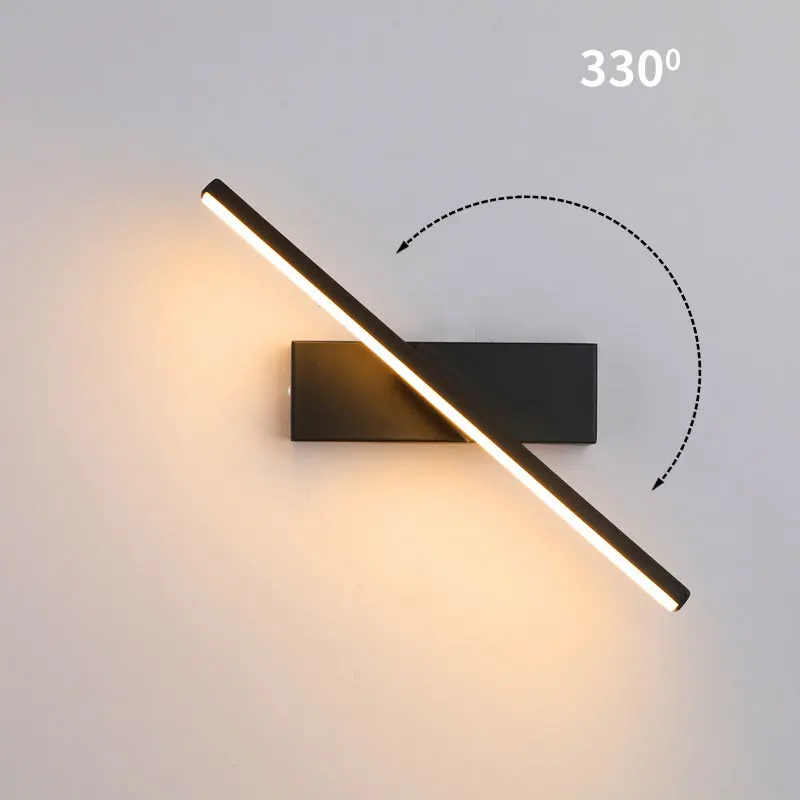 

Modern Minimalist Wall Lamp Nordic Led Line Wall Lights Home Decor Bedroom Bedside Bathroom Mirror Light Fixtures Wall Sconce