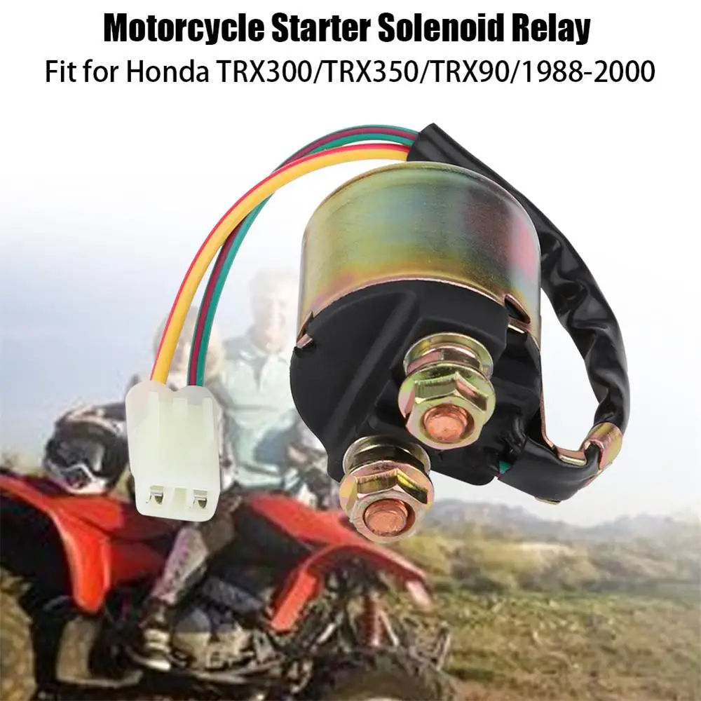 Motorcycle Starter Solenoid Relay For Scooter ATV Moped Motorcycle Replacement Accessories Electrical Starter Relay Solenoid