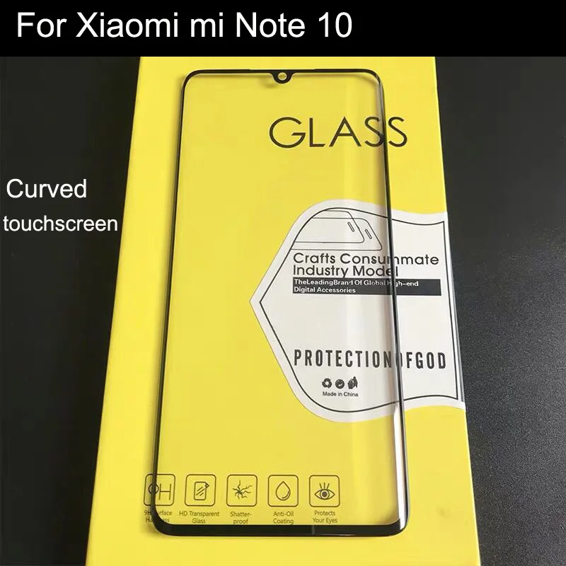 

For Xiaomi mi Note 10 Front Outer Glass Lens Touch Panel Screen LCD Curved Glass touchscreenFor Xiaomi mi Note10 Digitizer Parts