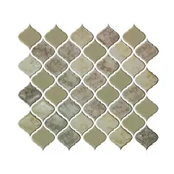 28x25cm Lantern Design crystal 3d mosaic waterproof wall stickers paper for background