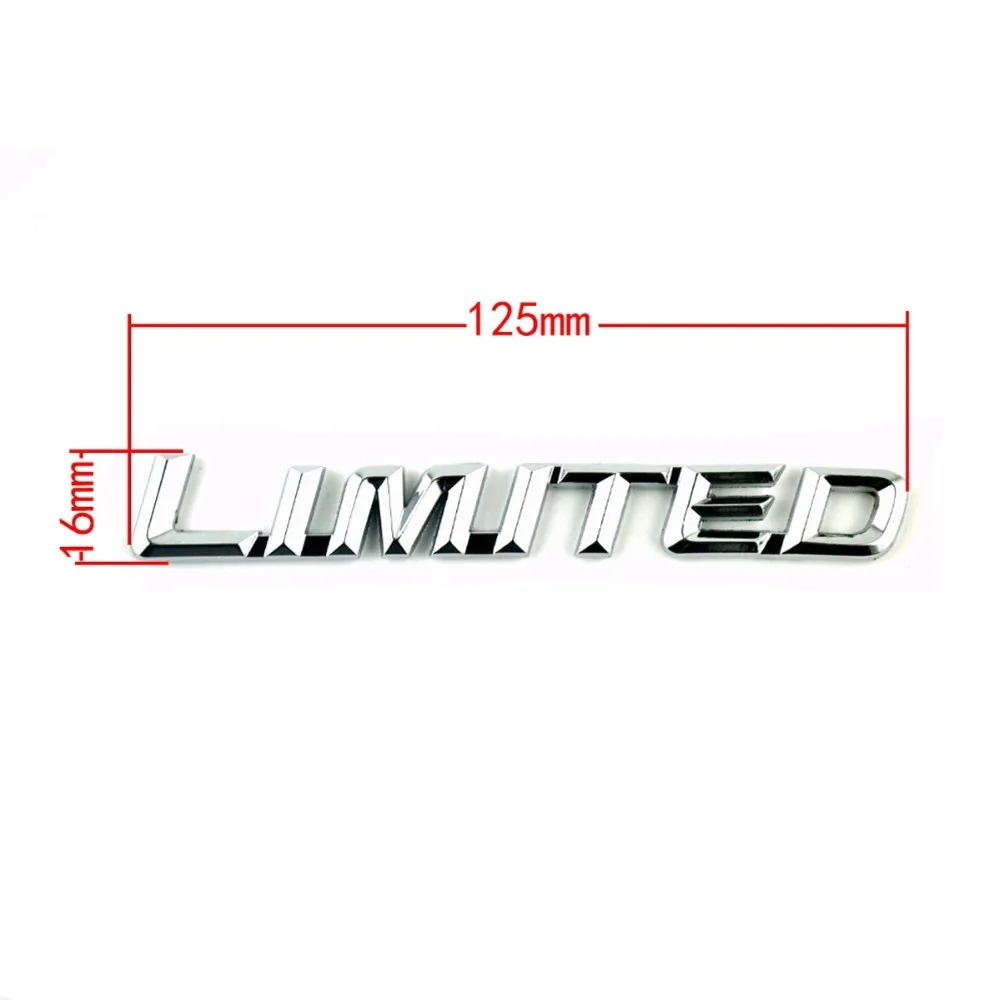 DSYCAR 1Pcs Fashion 3D Metal LIMITED Car Sticker Emblem Badge for Universal Cars Moto Bike Decorative Accessories New