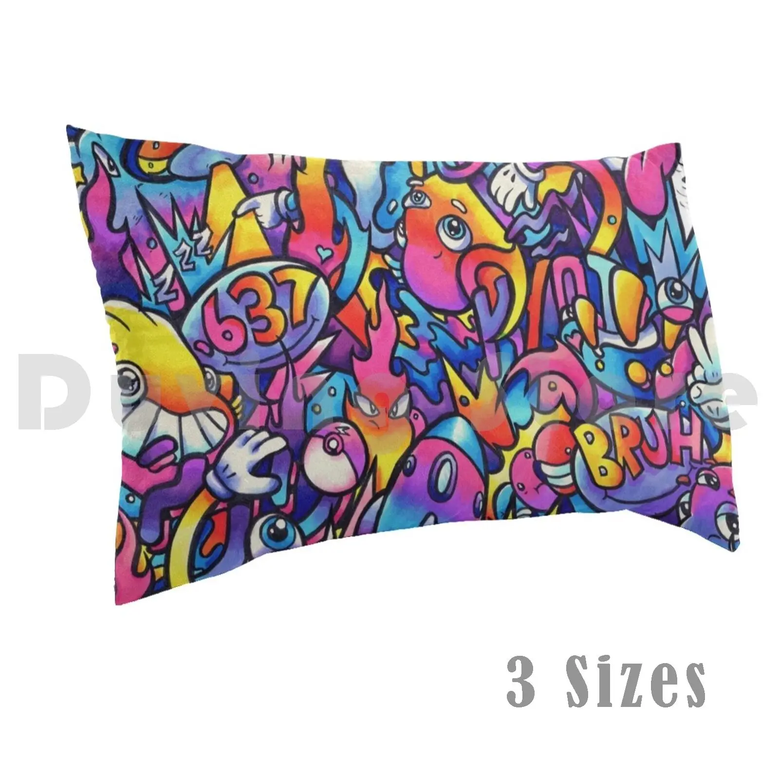 K Y O T O D R E A M S كيس وسادة الفنان خربش خربش الفن Vexx Vexx Art Gawx Gawx Art Copic Copic #1