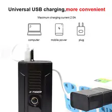 USB Rechargeable Waterproof Bike Light 5200mAh #4