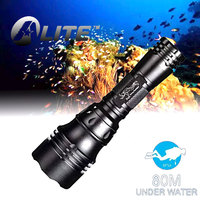 TMWT 2000LM XM-L2 LED Diving Flashlight 5Modes Professional Scuba Torch 18650 IPX8 Diving Light Underwater 80 Meters