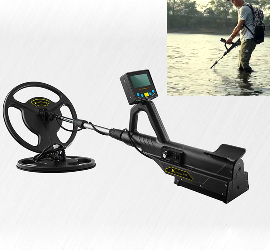 TM99-S 2 Coils Professional Metal Detector High Sensitive TM99-S Waterproof Depth 3.5m Search Treasure Hunter Gold Detectors