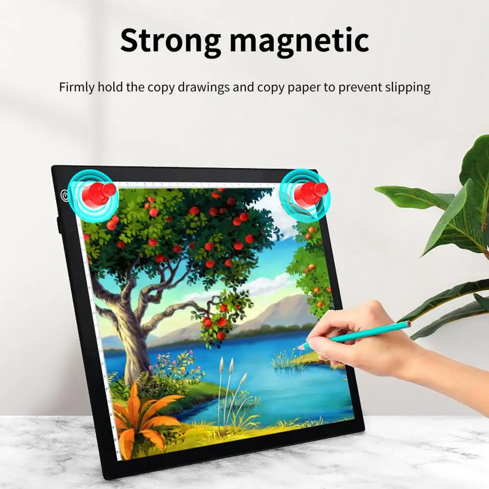 Tracing Copy Board Strong Suction Anti-skid Ultra-thin A3 A4 LED Calligraphy Artist Drawing Table for Animation