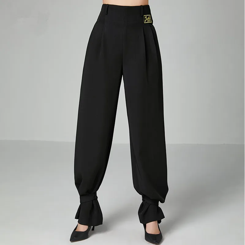 Latin dance pants 2020 new square dance ballroom dance practice clothes fashion beam feet women long trousers in stock