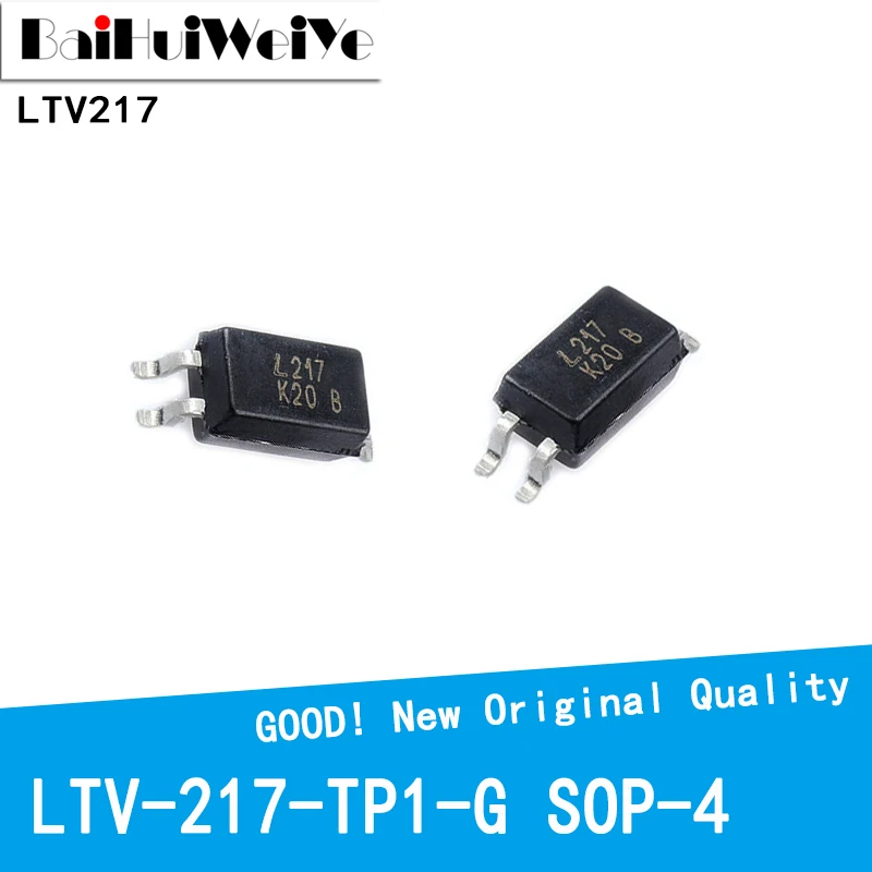 20Pcs/Lot LTV-217-TP1-G L217 LTV217 SOP4 SOP-4 SMD LTV-217 LTV-217-TP1 New Original Good Quality Chipset