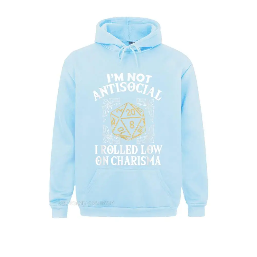 Tabletop Gaming Dice Im Not Antisocial Hoodie Brand Women Sweatshirts Printed Hoodies Long Sleeve Youthful Clothes