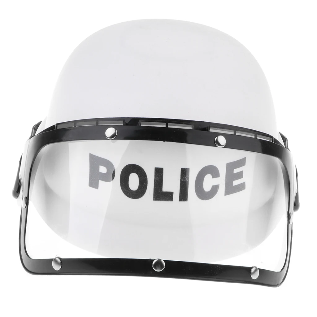 Ufficiale di polizia Casco con Movable Visiera per I Bambini I Bambini Costumi di Halloween, Costumi in Maschera