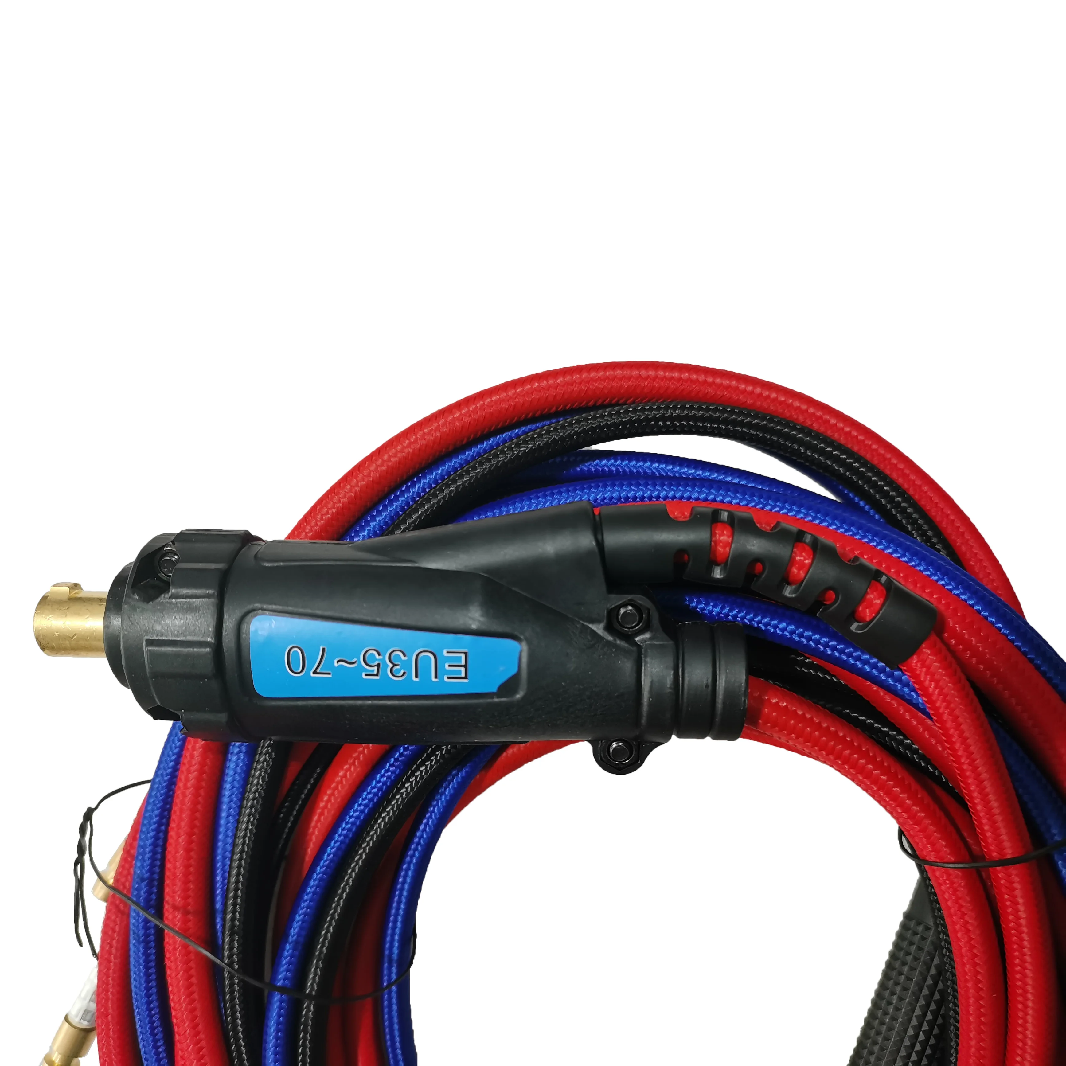 NR20  4M Tig Torch With Swivel Head  Soft Hose Water Cooled Gun 35-70 Euro Connector