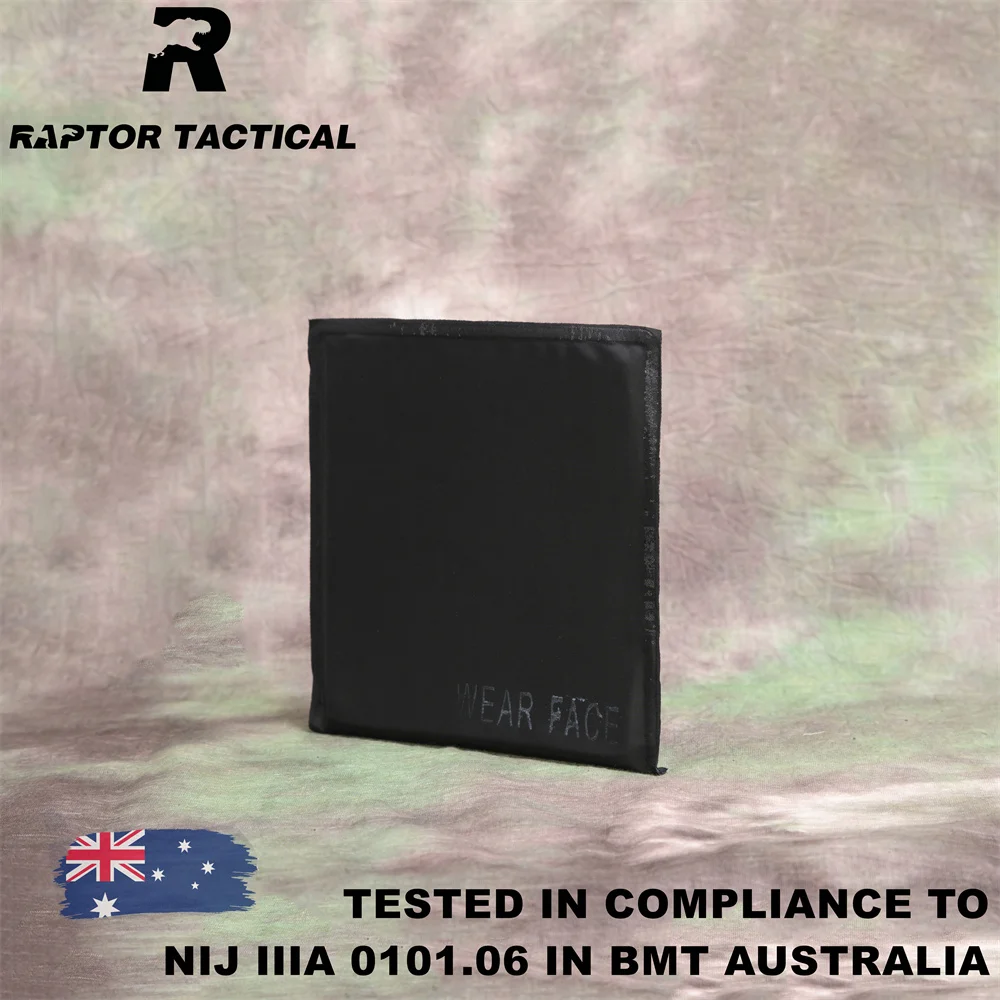Soft BulletProof Plate 6"x6" NIJ Level IIIA 3A 0101.06 Soft Ballistic Side Panel Two Pieces - Raptor Tactical