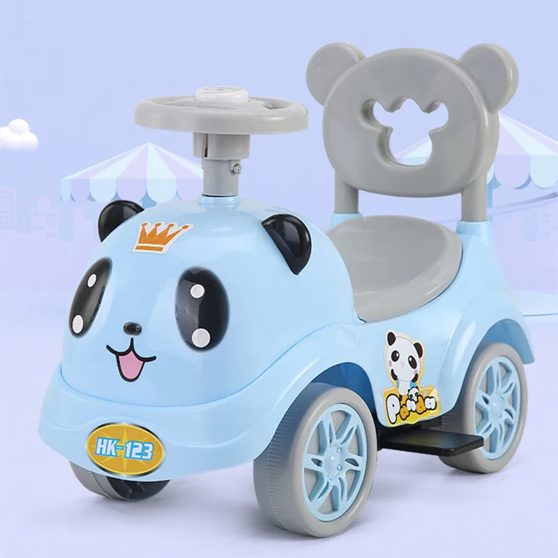 Children\'s twist car 1-3 years old baby scooter with music  baby girl and boy four-wheeled can sit on toy scooter yo car gift