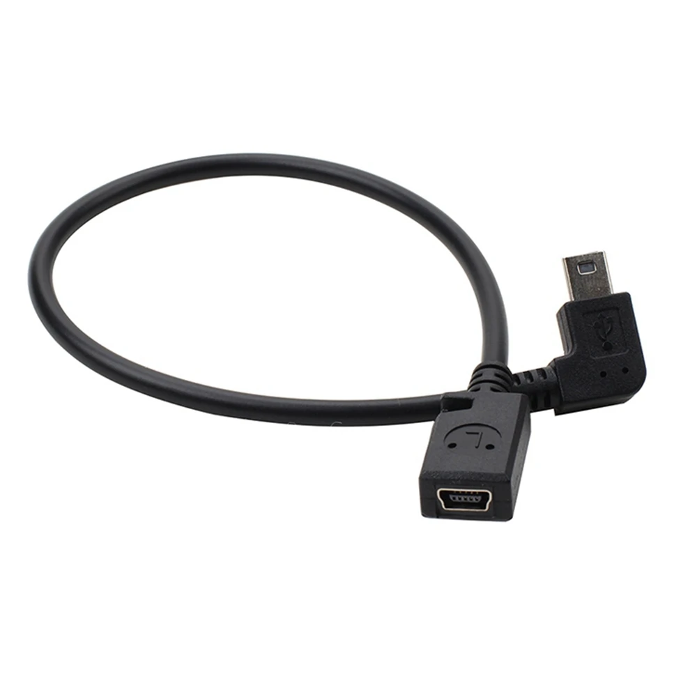 1 stücke Mini USB m kondnlichen weiblichen daten linie ellbogen 90 grad rechtwinklig collegamenti Mini 5P Usb Für MP3 estensione zara Lad