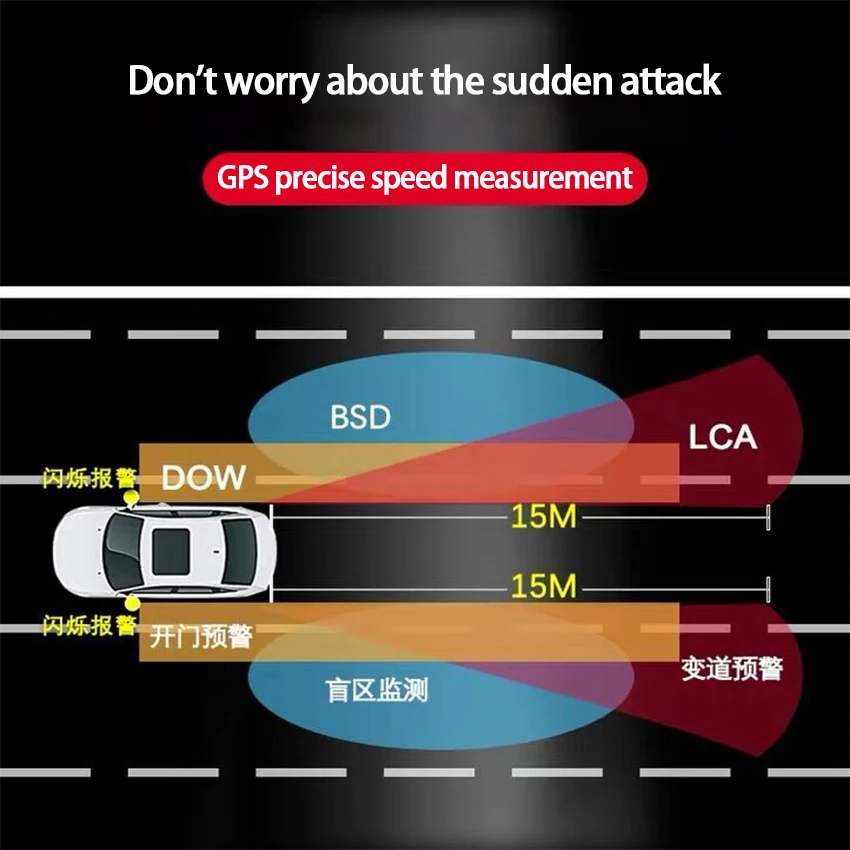 Car BSM BSD for Audi A4 2013-2020 Blind Spot Radar Detection System Microwave Sensor Change Lane Driving Reversing Radar Sensor