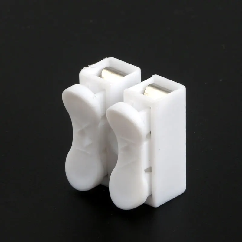 Press Type Terminal Transformer Pump Wire Lamp Quick Connector 2-position Connector Spring Butt Joint Self-locking