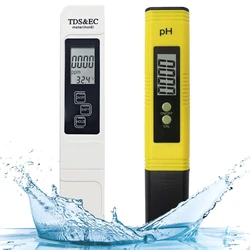 pH Meter TDS EC Meter 0.05ph High Accuracy Pen Type ± 2% Readout Accuracy 3-in-1 TDS EC Temperature Meter Hydroponics& Aquarium