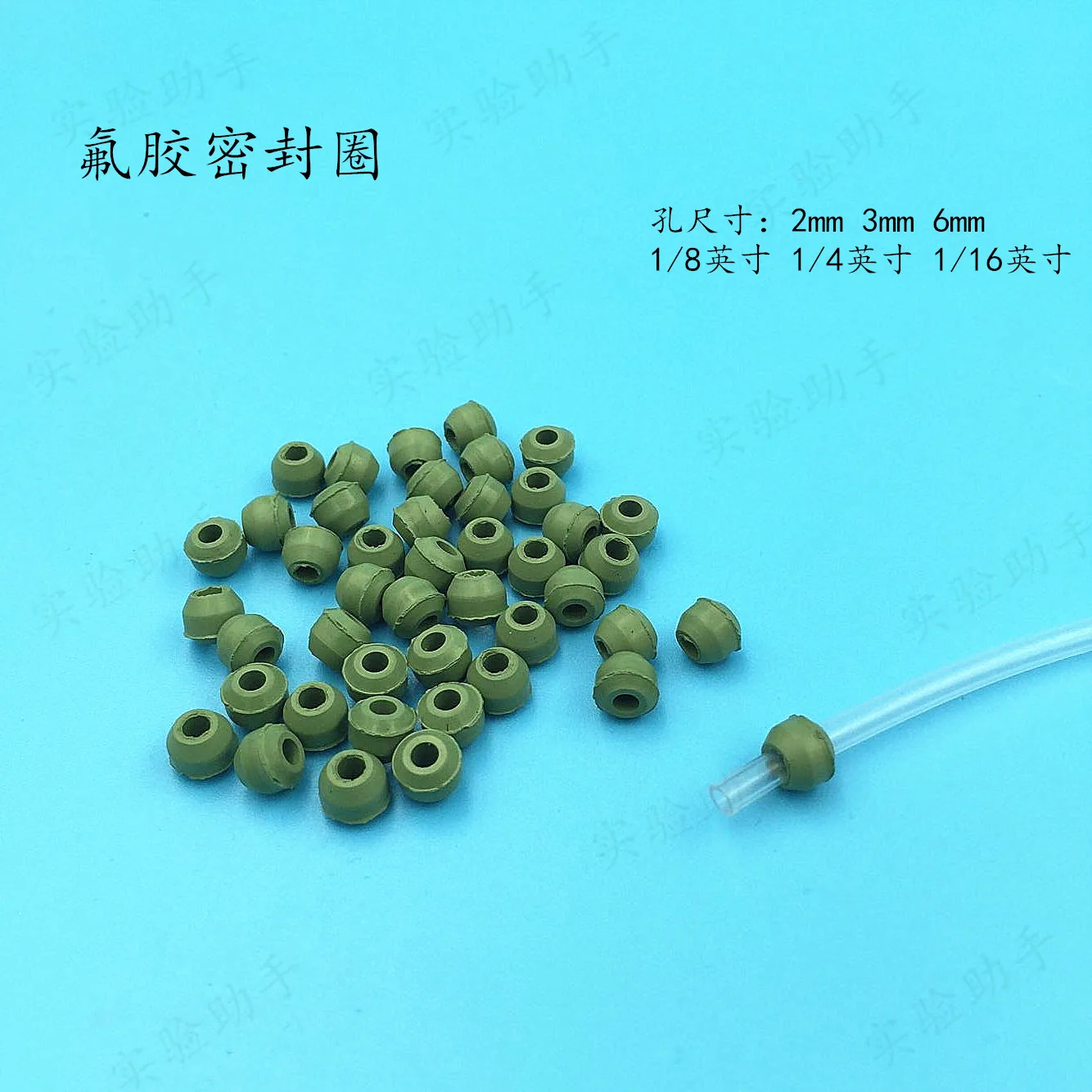 Fluoro Rubber Seal Ring Barrel-Type Sealing Gasket Stainless Steel Gas Pipe Gasket Chromatographic Accessories O-Ring