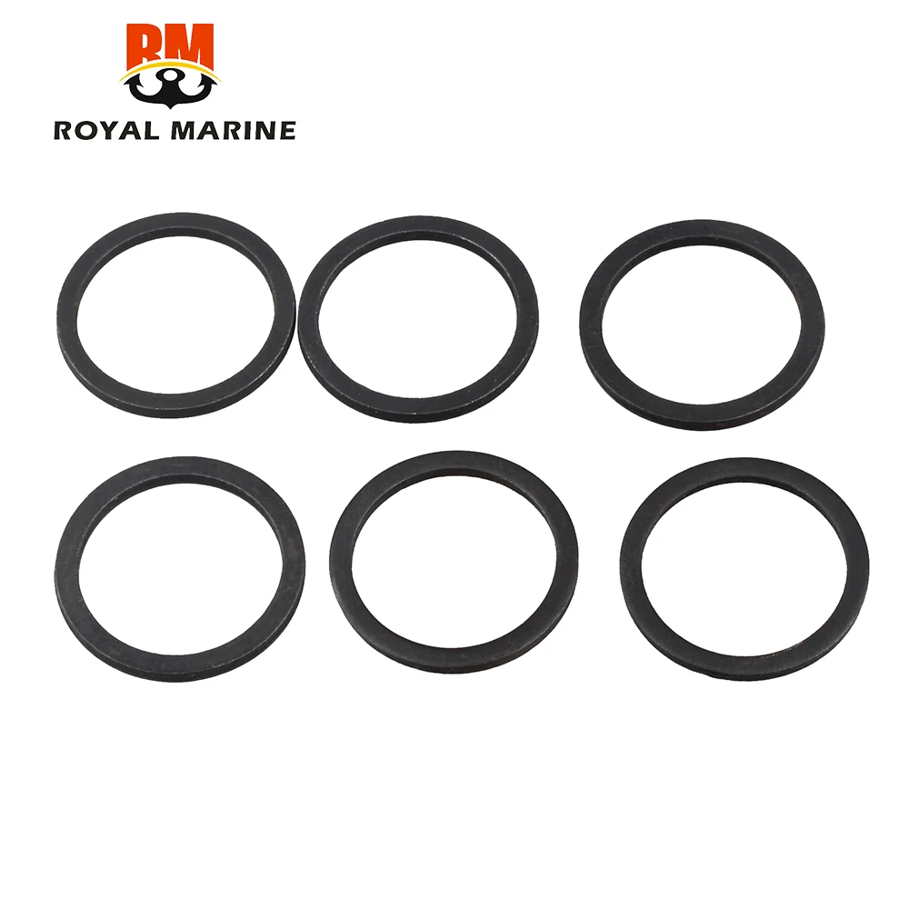 90201-14377 Plate Washer 6PCS for Yamaha Outboard Motor 2 Stroke 9.9HP 13.5HP 15HP 0201-14377-00 YMH Boat Motor Accessories